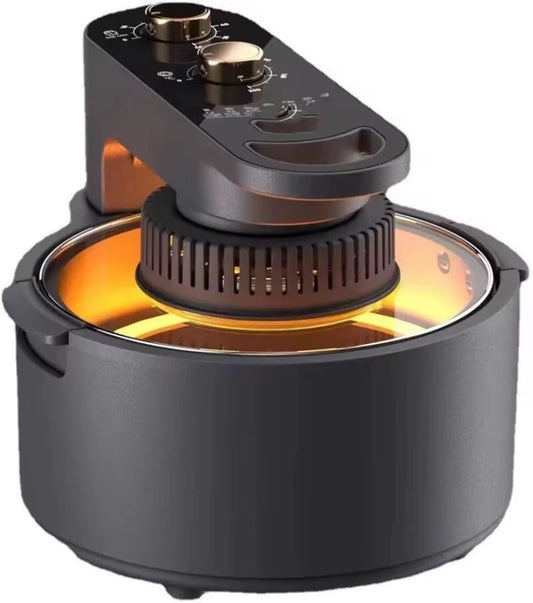 i Star 10L Electric Home Intelligent Air Fryer with Top Glass Lid