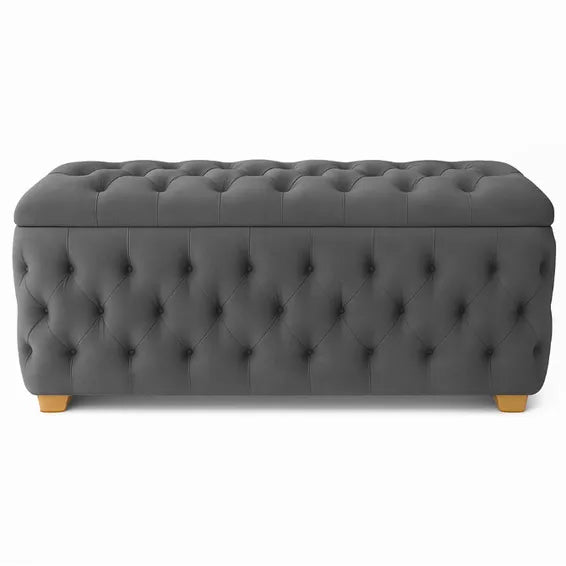 Ava Storage Box -Queen Medium - Dark Grey