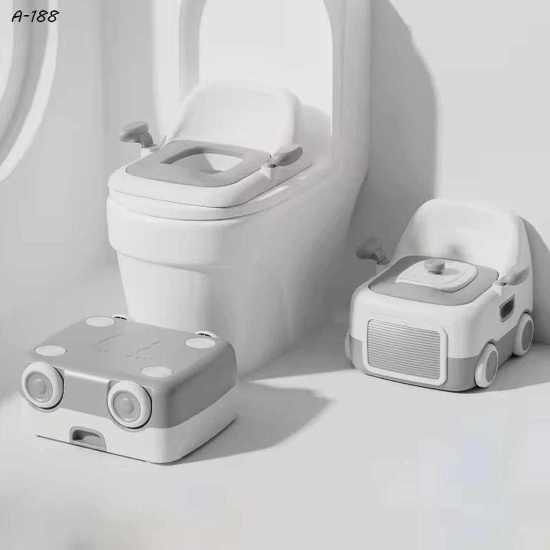 3 in 1 Baby Toilet Potty – DinosaurABC Silicone Board Book 3 in 1 Baby Toilet Potty – Car