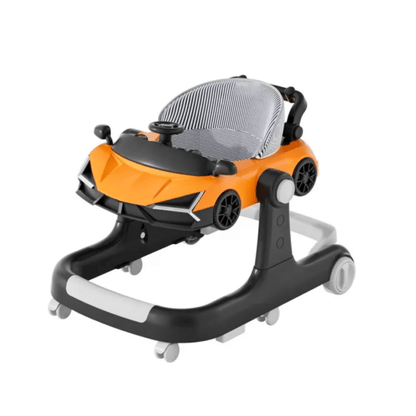 BMW-Style Kids Foot-to-Floor Ride-On Push Car-(ages 2-4)Fashion Girl Beautiful Kids Dressing Table Playset 2-in-1 Lambo Sports Car-Inspired Baby Walker & Push-Behind Walker