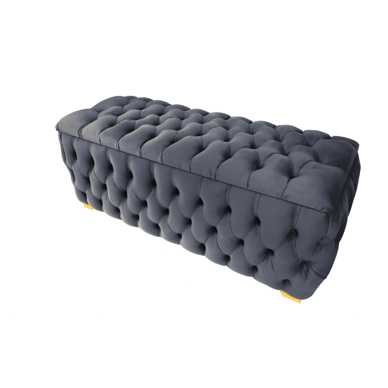 Ava Storage Box -Queen Medium - Dark Grey