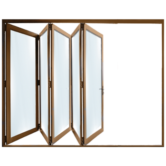 Door Aluminium Kni Folding 5 Panel 3.0 x 2.1