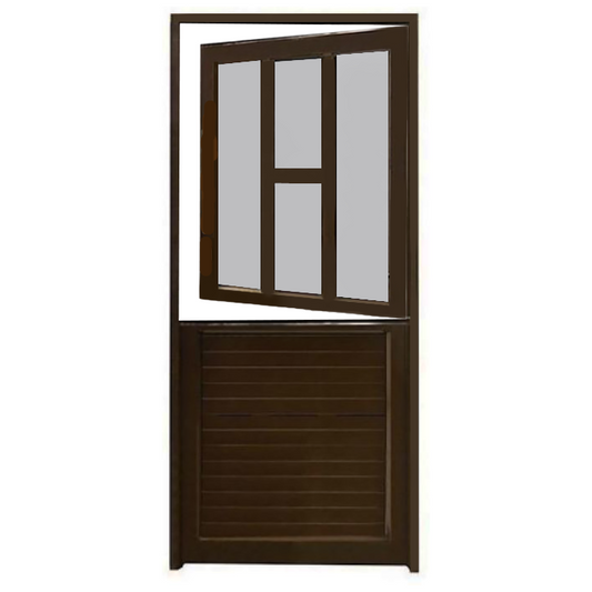 Door Aluminium Stable 4 Panel Right Budget