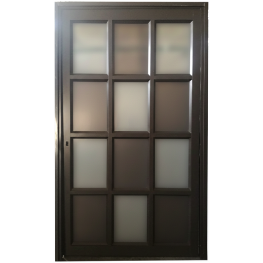Door Aluminium Uni Pivot Cottage 1.2X2.1 Brz S10 R