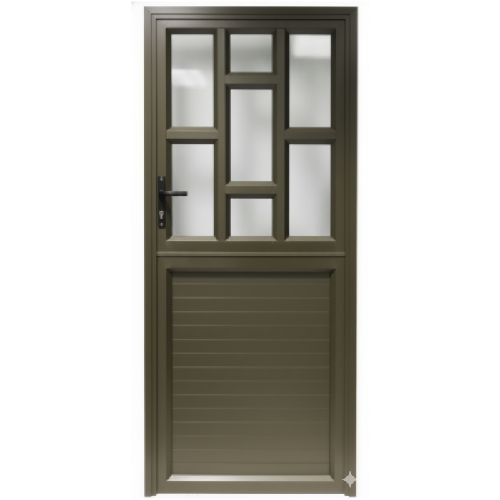 Door Aluminium Ib Stable Staggered Solid Right