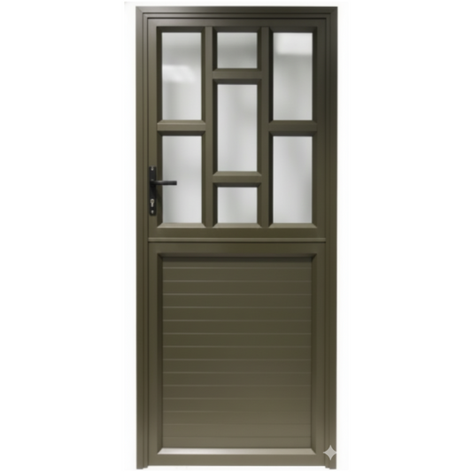 Door Aluminium Ib Stable Staggered Solid Right