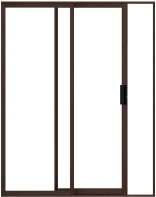 Sliding 1.8 X 2.1 Aluminium BRZ Glass Exterior Door