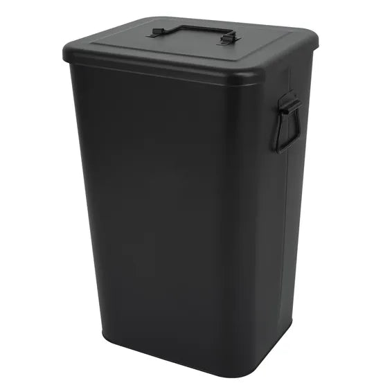Delinia Kitchen Dustbin With Lift Lid Black 26l