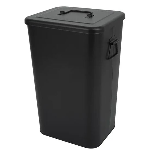 Delinia Kitchen Dustbin With Lift Lid Black 26l