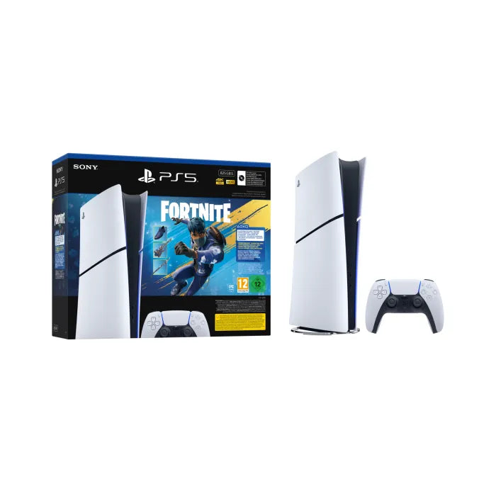 PS5 Slim Digital + Fortnite Console Bundle